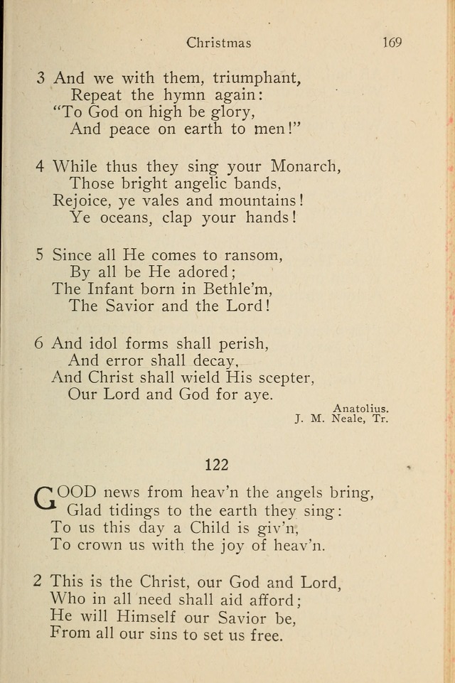Wartburg Hymnal: for church, school and home page 169