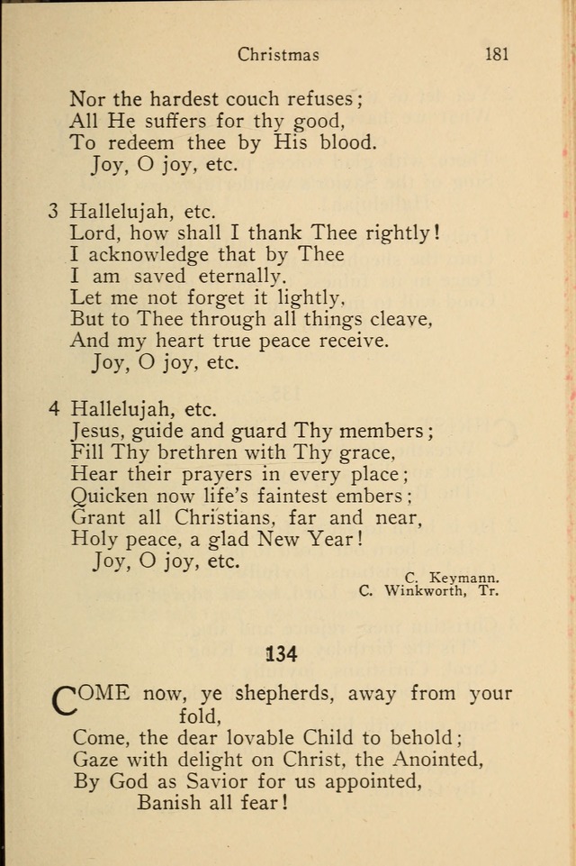 Wartburg Hymnal: for church, school and home page 181