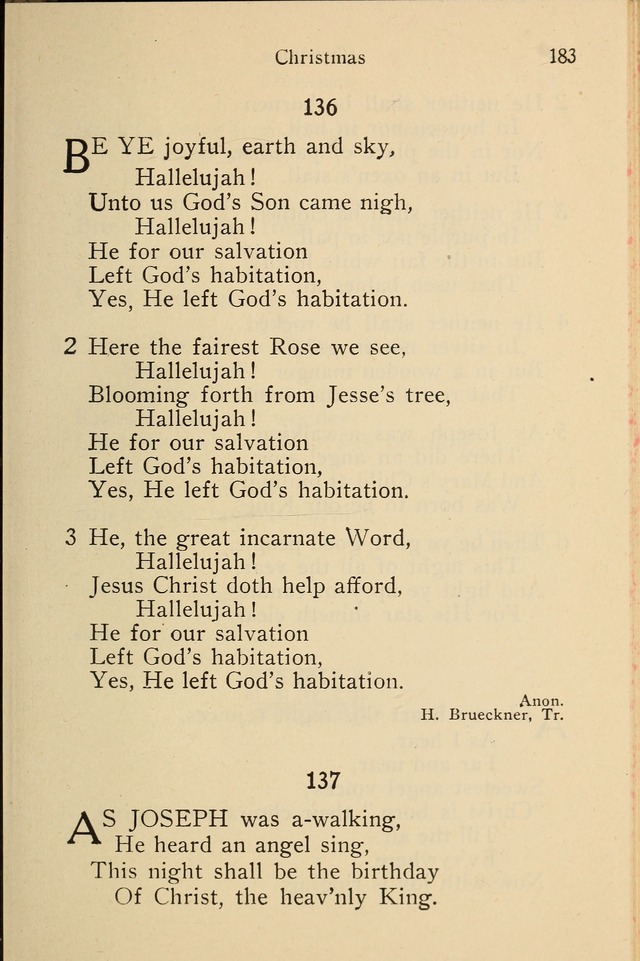 Wartburg Hymnal: for church, school and home page 183