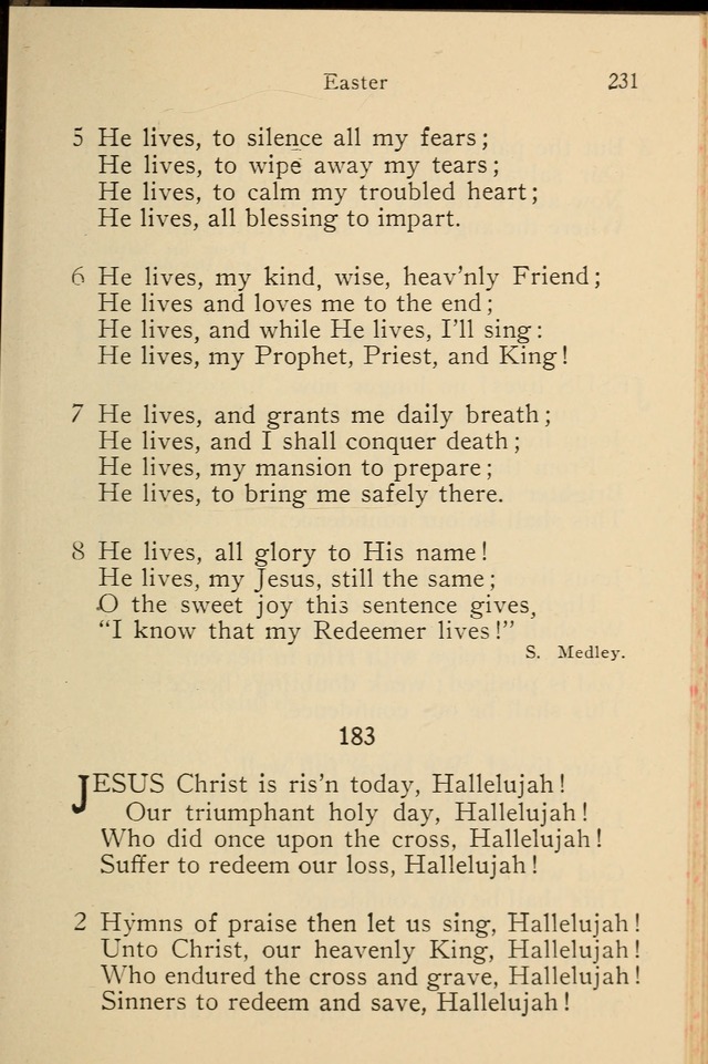 Wartburg Hymnal: for church, school and home page 231