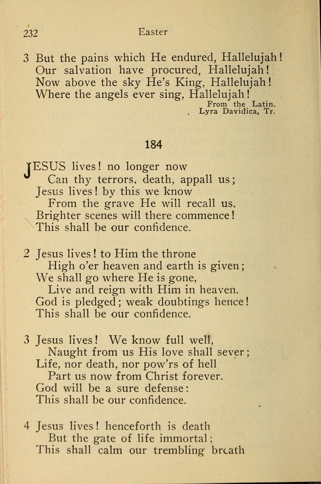 Wartburg Hymnal: for church, school and home page 232