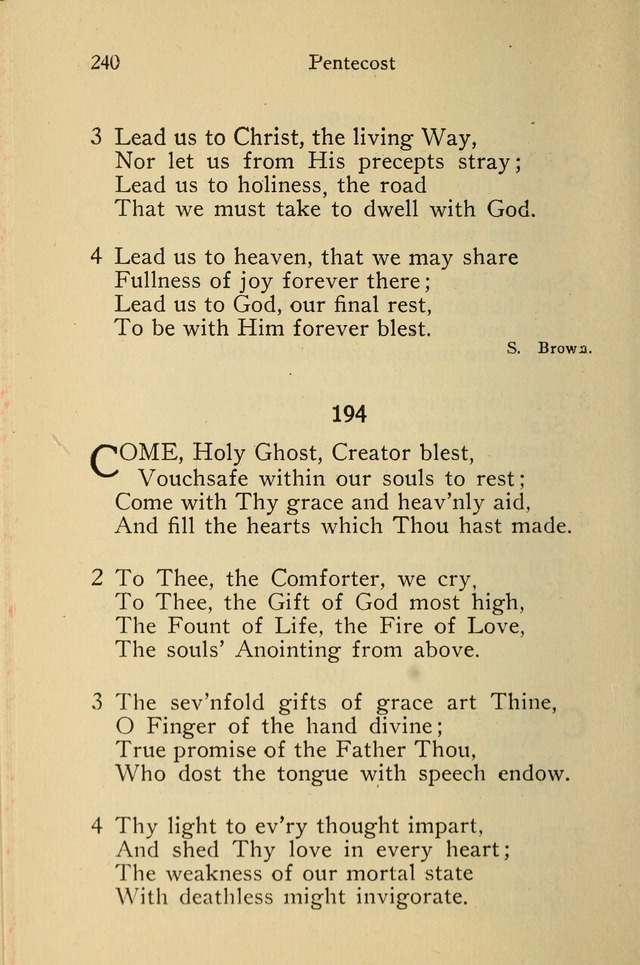 Wartburg Hymnal: for church, school and home page 240