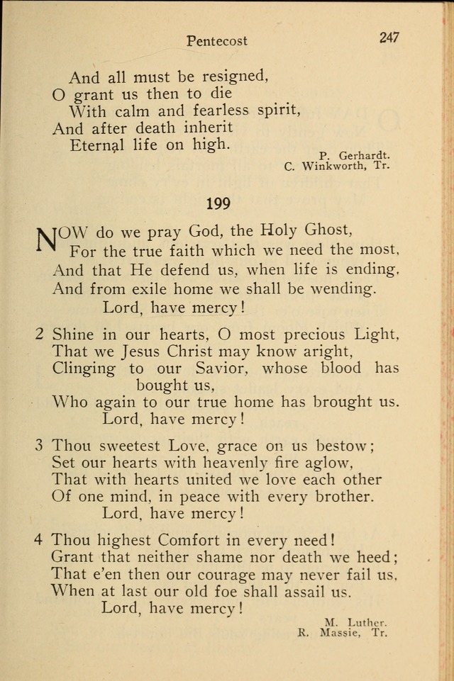 Wartburg Hymnal: for church, school and home page 247