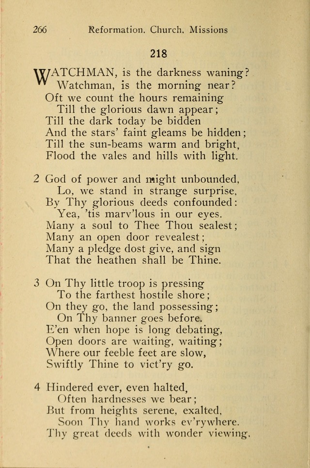 Wartburg Hymnal: for church, school and home page 266