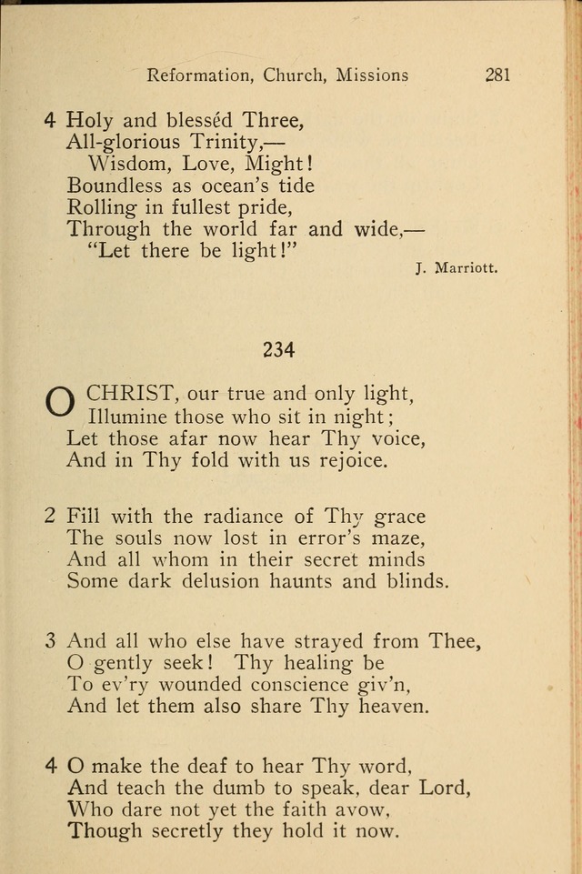 Wartburg Hymnal: for church, school and home page 281