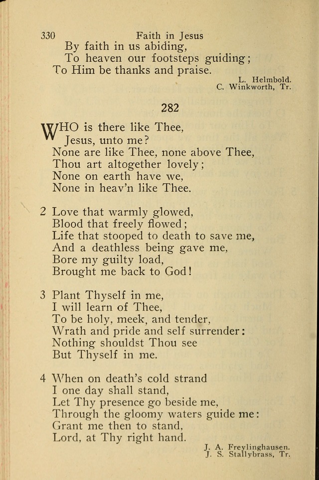 Wartburg Hymnal: for church, school and home page 330