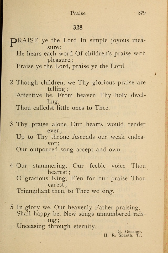 Wartburg Hymnal: for church, school and home page 379