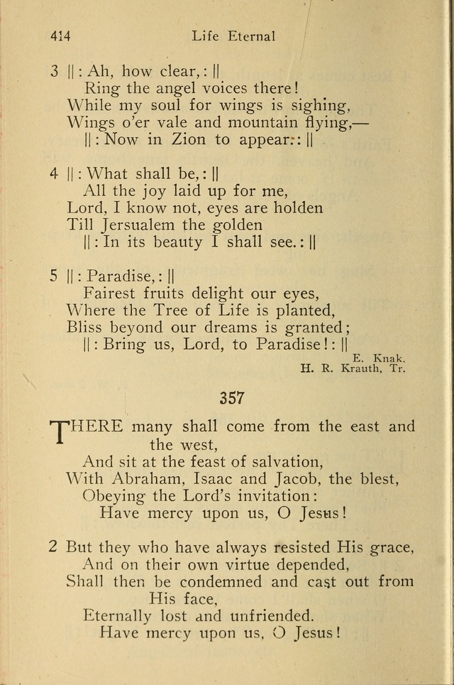 Wartburg Hymnal: for church, school and home page 414