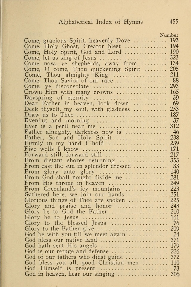 Wartburg Hymnal: for church, school and home page 455
