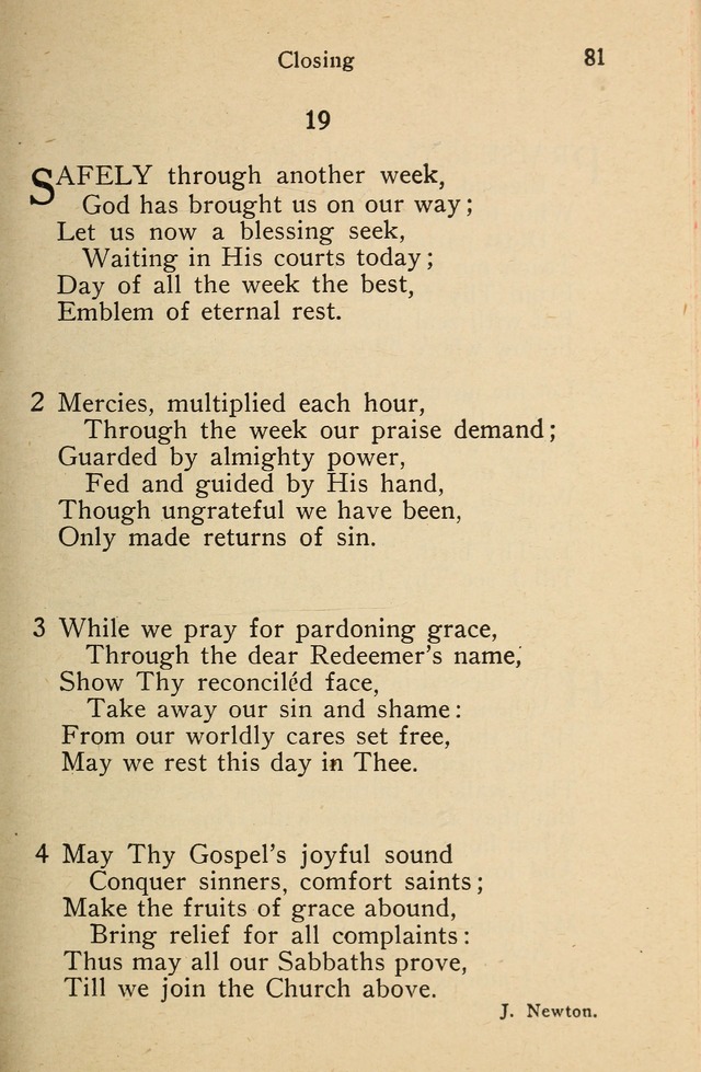 Wartburg Hymnal: for church, school and home page 81
