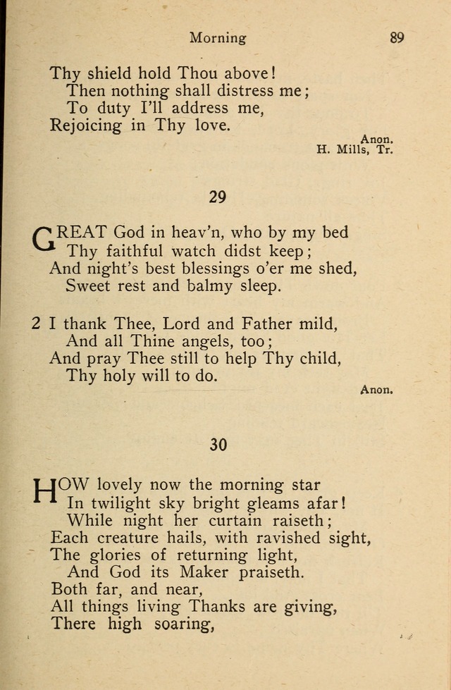Wartburg Hymnal: for church, school and home page 89