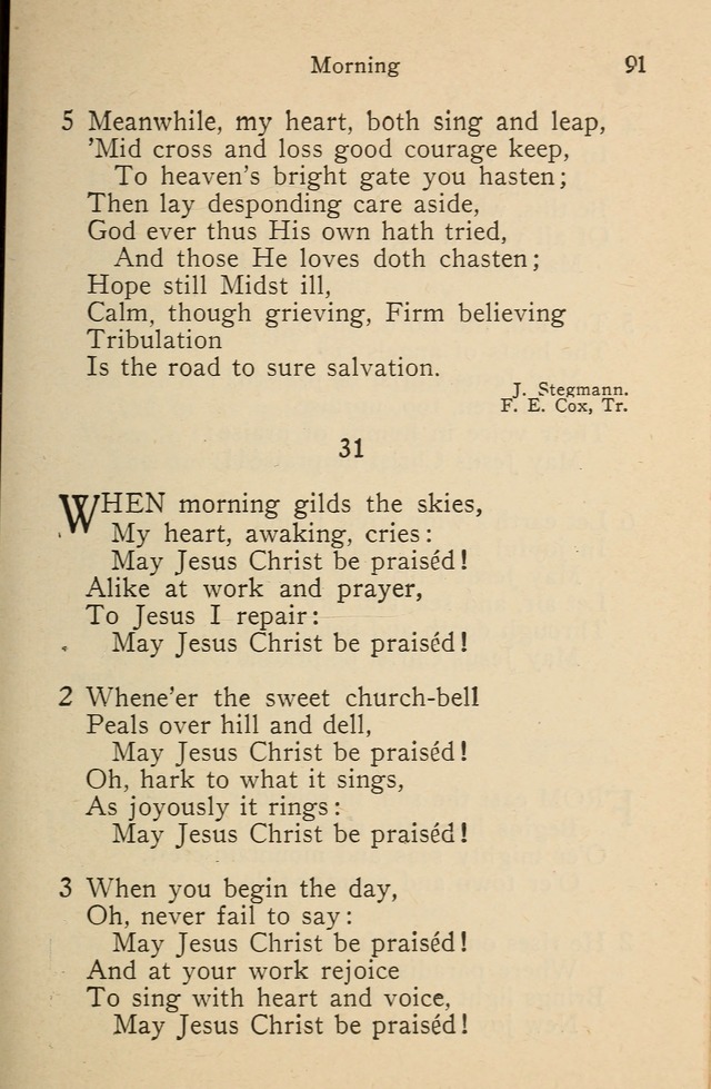 Wartburg Hymnal: for church, school and home page 91