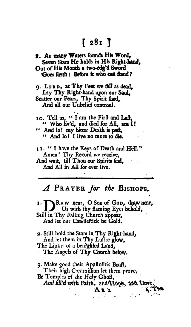 Hymns and Sacred Poems page 281