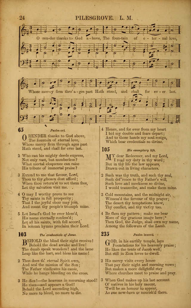 Wesleyan Hymn and Tune Book: Comprising the Entire Collection of Hymns in the Hymn Book of the Methodist Episcopal Church, South page 24