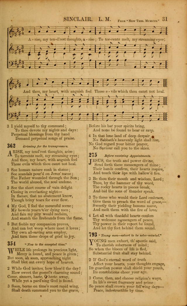 Wesleyan Hymn and Tune Book: Comprising the Entire Collection of Hymns in the Hymn Book of the Methodist Episcopal Church, South page 31