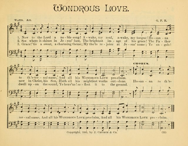Wondrous Love: A Collection of Songs and Services for Sunday Schools page 3