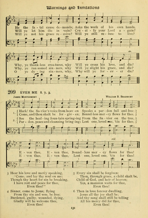 The Wesleyan Methodist Hymnal: Designed for Use in the Wesleyan Methodist Connection (or Church) of America page 131