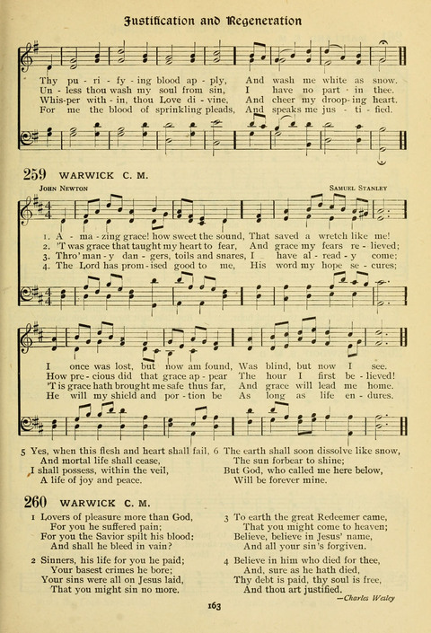 The Wesleyan Methodist Hymnal: Designed for Use in the Wesleyan Methodist Connection (or Church) of America page 163