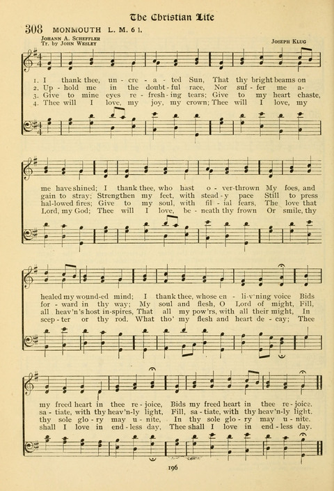 The Wesleyan Methodist Hymnal: Designed for Use in the Wesleyan Methodist Connection (or Church) of America page 196