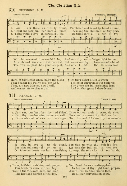 The Wesleyan Methodist Hymnal: Designed for Use in the Wesleyan Methodist Connection (or Church) of America page 198