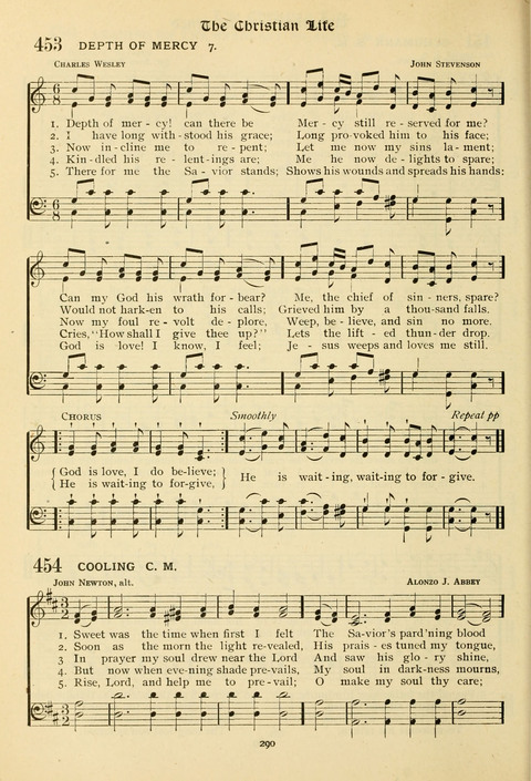 The Wesleyan Methodist Hymnal: Designed for Use in the Wesleyan Methodist Connection (or Church) of America page 290