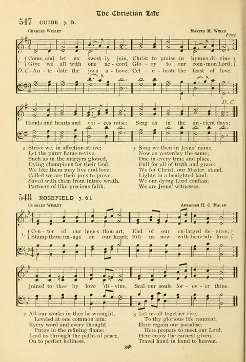The Wesleyan Methodist Hymnal: Designed for Use in the Wesleyan Methodist Connection (or Church) of America page 348