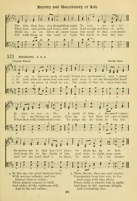 The Wesleyan Methodist Hymnal: Designed for Use in the Wesleyan Methodist Connection (or Church) of America page 363