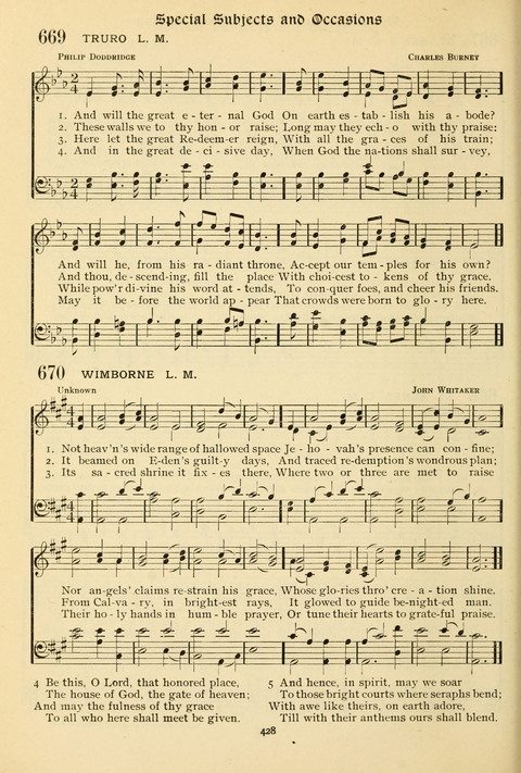 The Wesleyan Methodist Hymnal: Designed for Use in the Wesleyan Methodist Connection (or Church) of America page 428