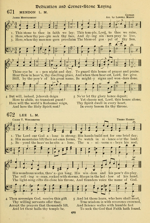 The Wesleyan Methodist Hymnal: Designed for Use in the Wesleyan Methodist Connection (or Church) of America page 429