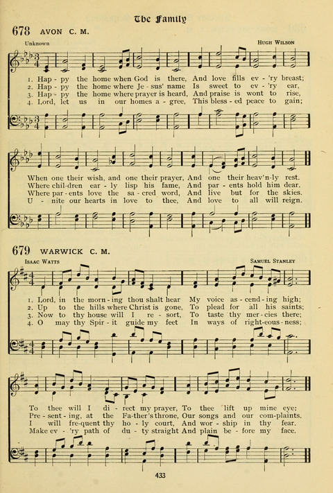The Wesleyan Methodist Hymnal: Designed for Use in the Wesleyan Methodist Connection (or Church) of America page 433