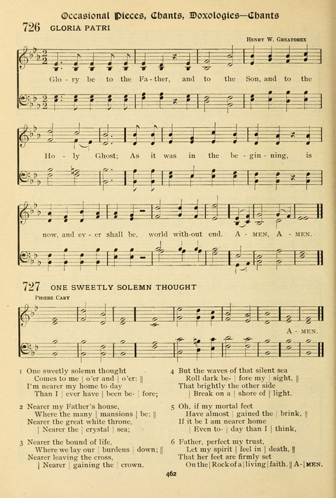 The Wesleyan Methodist Hymnal: Designed for Use in the Wesleyan Methodist Connection (or Church) of America page 462
