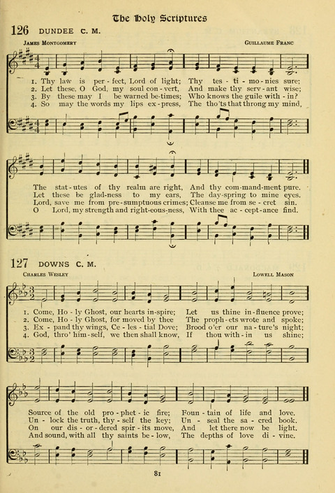 The Wesleyan Methodist Hymnal: Designed for Use in the Wesleyan Methodist Connection (or Church) of America page 81