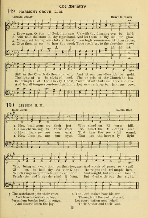 The Wesleyan Methodist Hymnal: Designed for Use in the Wesleyan Methodist Connection (or Church) of America page 95