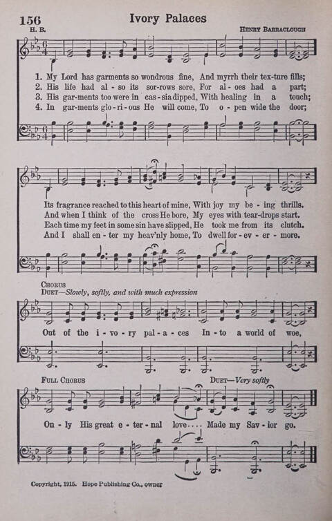 Worship and Praise: for the Church and Sunday School page 152