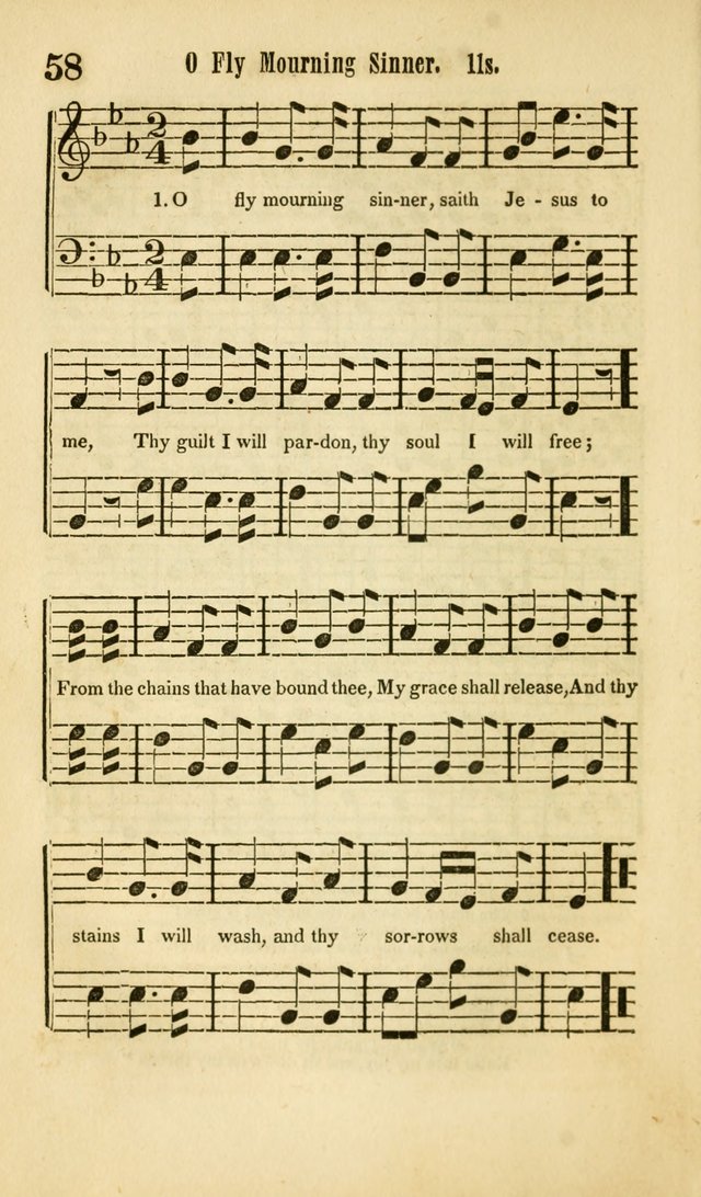 The Wesleyan Psalmist, or Songs of Canaan: a collection of hymns and tunes designed to be used at camp-meetings, and at class and prayer meetings, and other occasions of social devotion page 65
