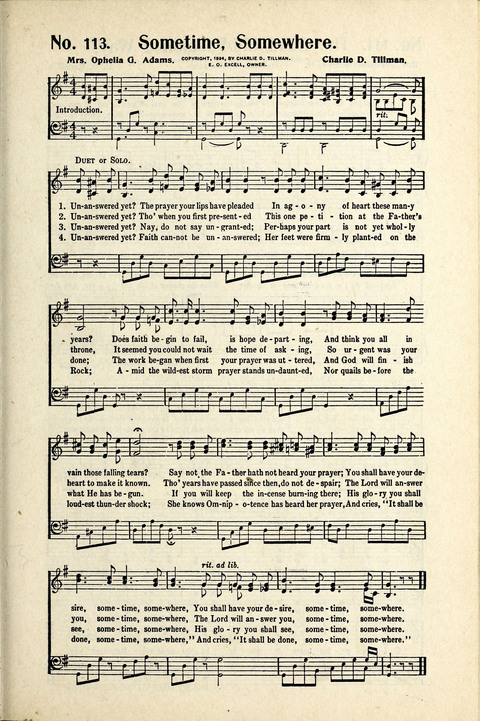 World-Wide Revival Hymns: Unto the Lord page 113