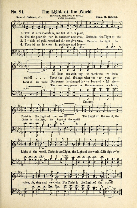 World-Wide Revival Hymns: Unto the Lord page 91