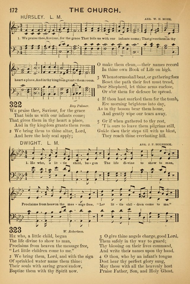 Worship in Song: a selection of hymns and tunes for the Service of the Sanctuary  page 172