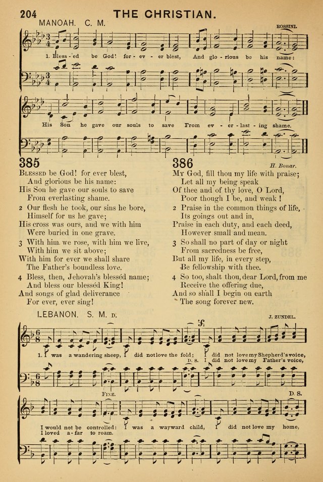 Worship in Song: a selection of hymns and tunes for the Service of the Sanctuary  page 204