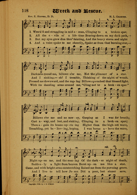 Winning Songs: for use in meetings for Christian worship or work page 118