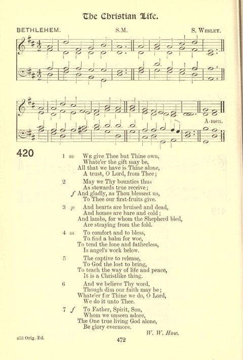 Worship Song: with accompanying tunes page 472
