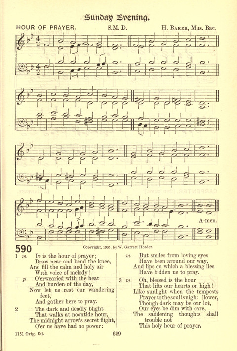 Worship Song: with accompanying tunes page 659