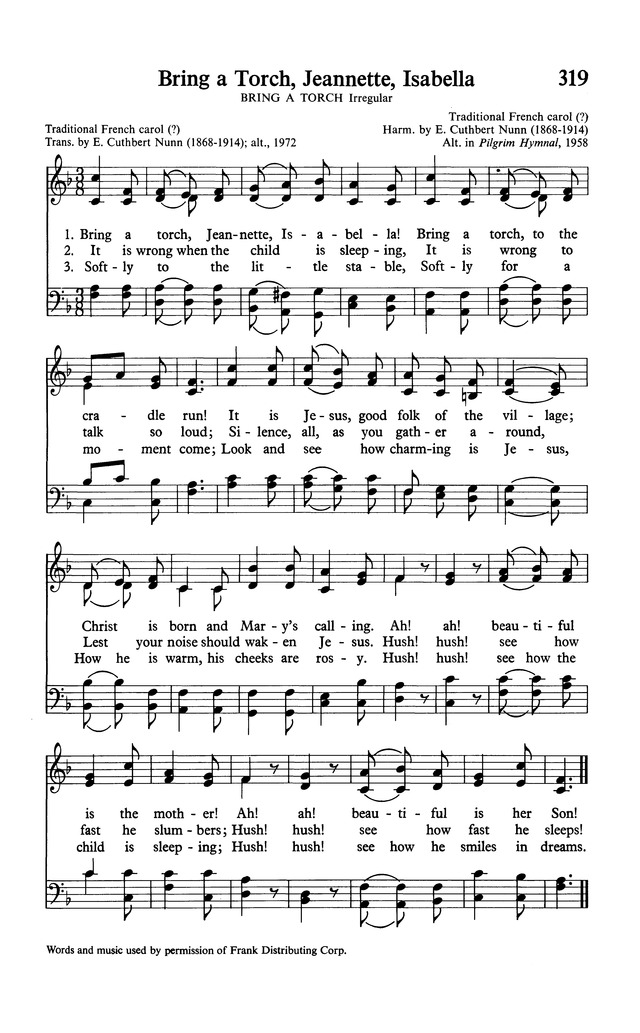 The Worshipbook: Services and Hymns page 319