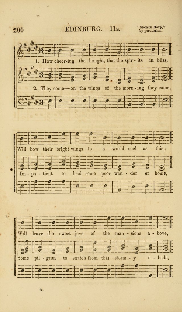 The Wesleyan Sacred Harp: a collection of choice tunes and hymns for prayer class, and camp meetings, choirs, and congregational singing page 205