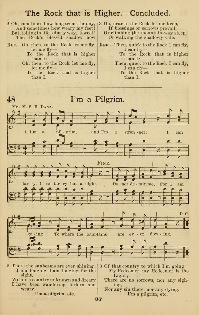 Westminster Sabbath School Hymnal, a collection of hymns and tunes for use in sabbath-schools and social meetings page 38