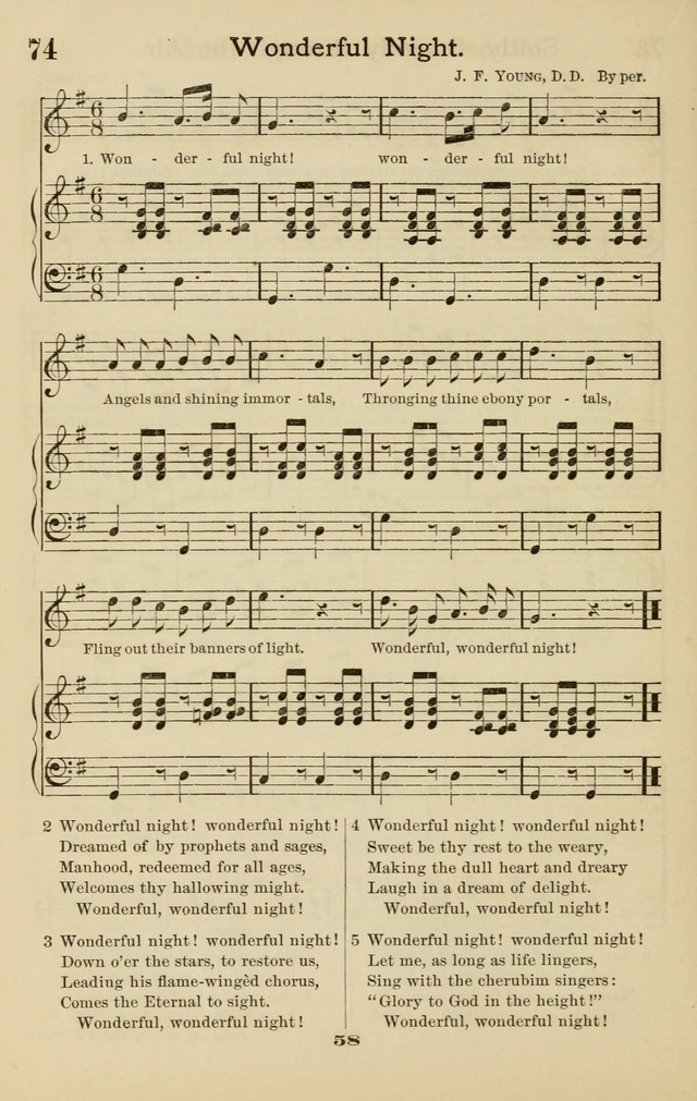 Westminster Sabbath School Hymnal, a collection of hymns and tunes for use in sabbath-schools and social meetings page 59