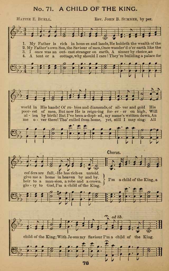 Windows of Heaven: hymns new and old for the church, sunday school and home (New ed.) page 78
