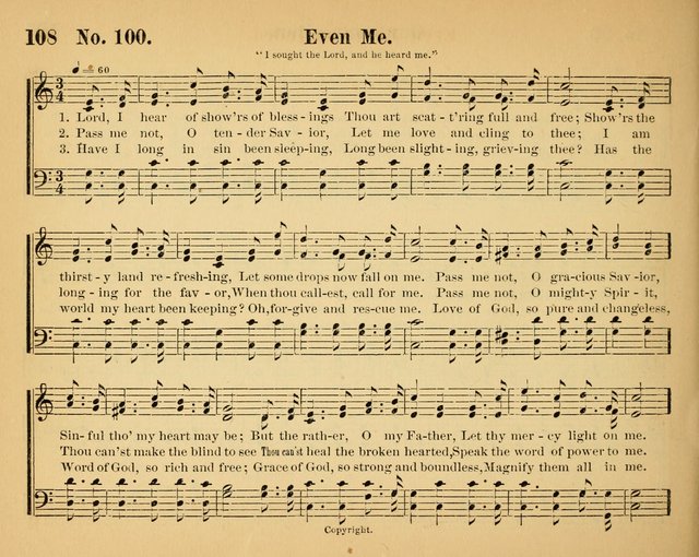 The Way of Life: for the Sunday-school. a valuable collection of songs both new and standard, carefully selected and arranged for this work page 108