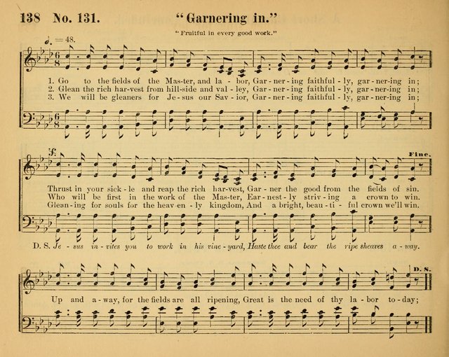 The Way of Life: for the Sunday-school. a valuable collection of songs both new and standard, carefully selected and arranged for this work page 138