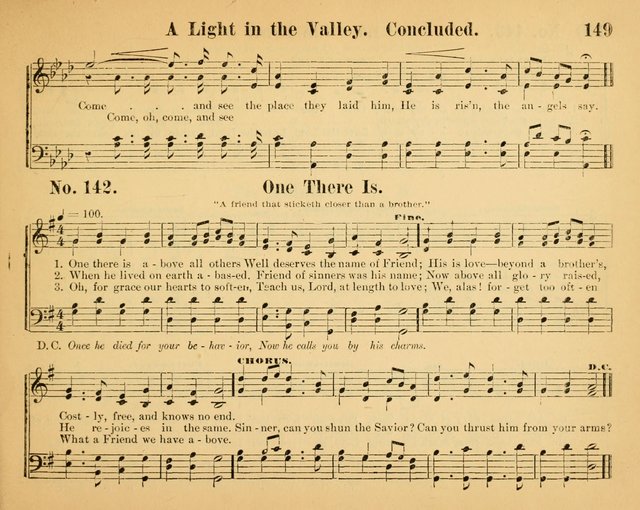 The Way of Life: for the Sunday-school. a valuable collection of songs both new and standard, carefully selected and arranged for this work page 149